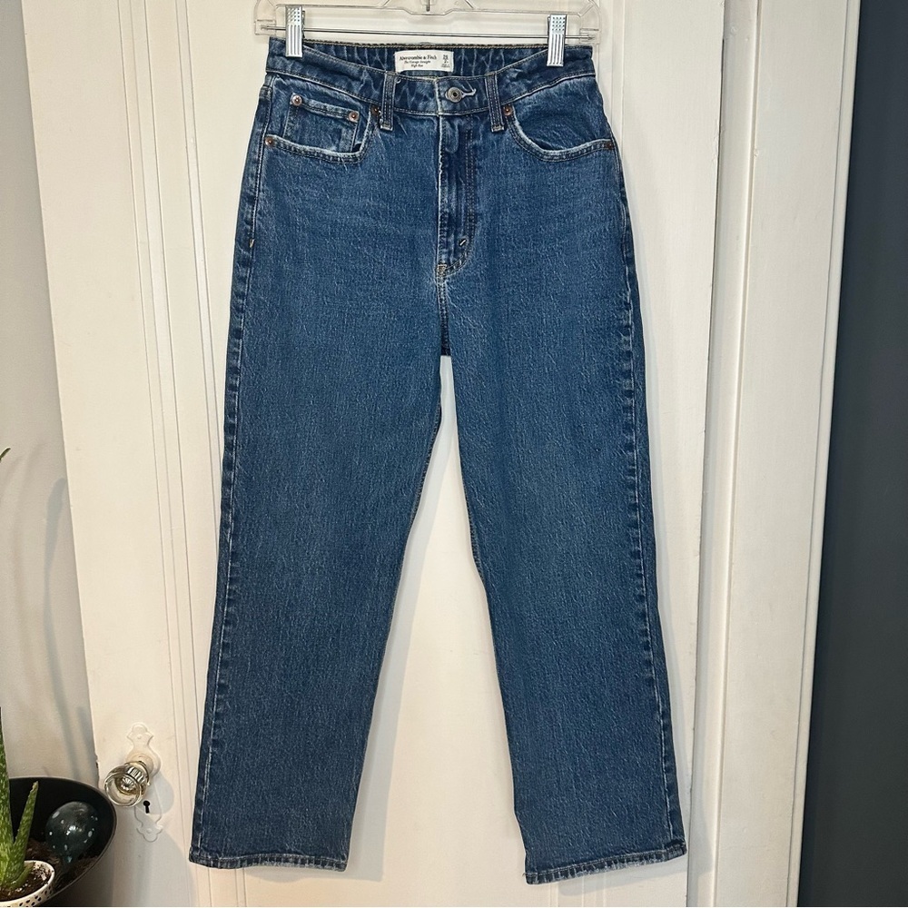 Abercrombie & Fitch Vintage Straight High Rise Jeans Curve Love